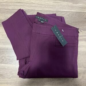 Theory Burgundy Pants Sz 0